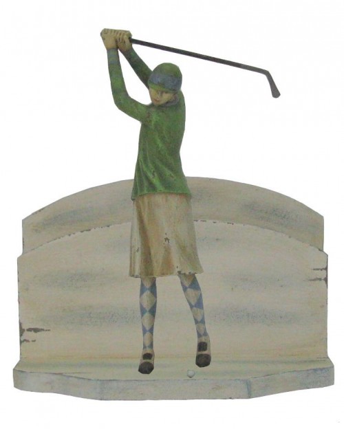 32-083 Golfspielerin Kartenhalter Joyce