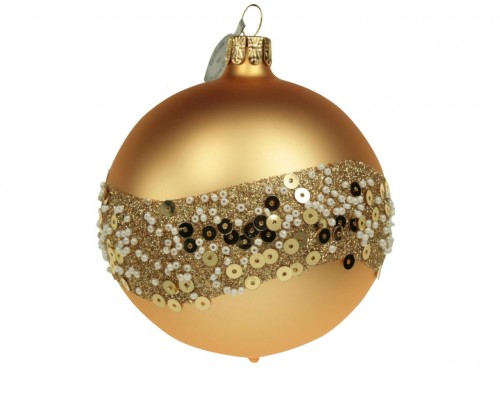 05-865 8cm sparkling ribbon gold transp