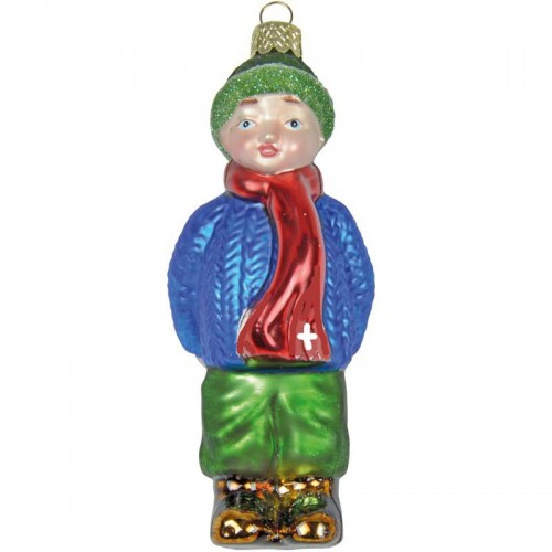 34-222 Knabe mit Geschenk