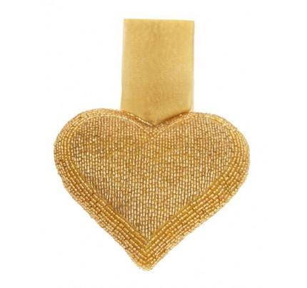 11-069-07 Heart 7.5cm gold