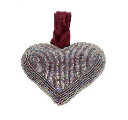 11-089-17 Heart 17.5cm violet