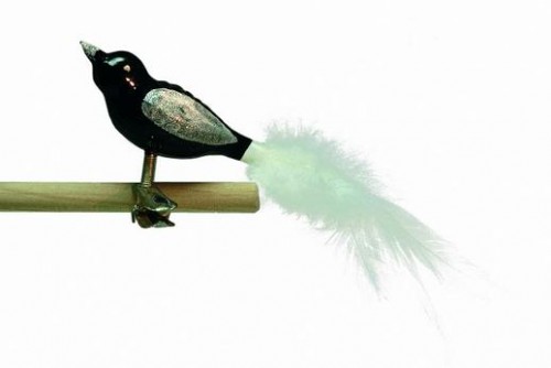 29-002 Oiseau moyen noir