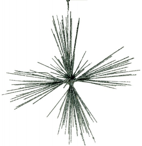 15-162 étoile rayon L argenté