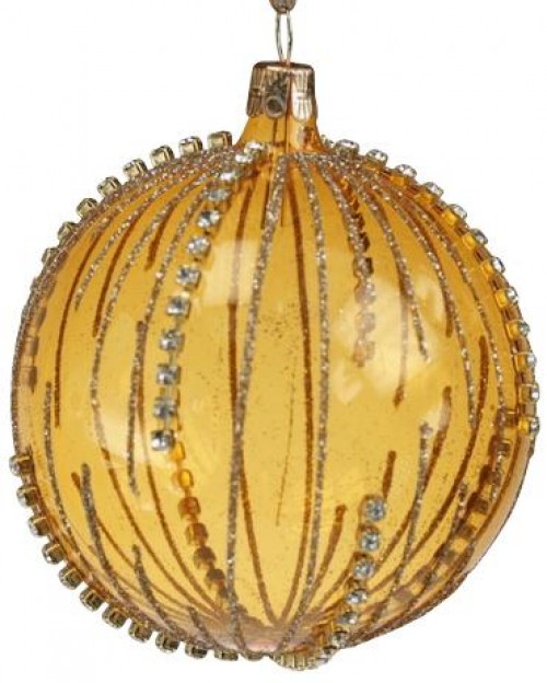 07-112 8cm diamants transp or
