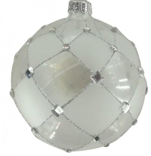 43-781-10 10cm Karo Diamanten transp weis