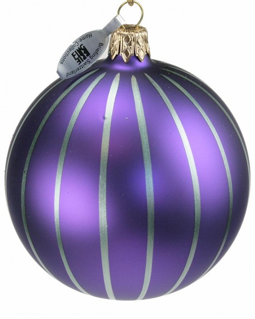 30-624 7cm Silberstreifen auf violett