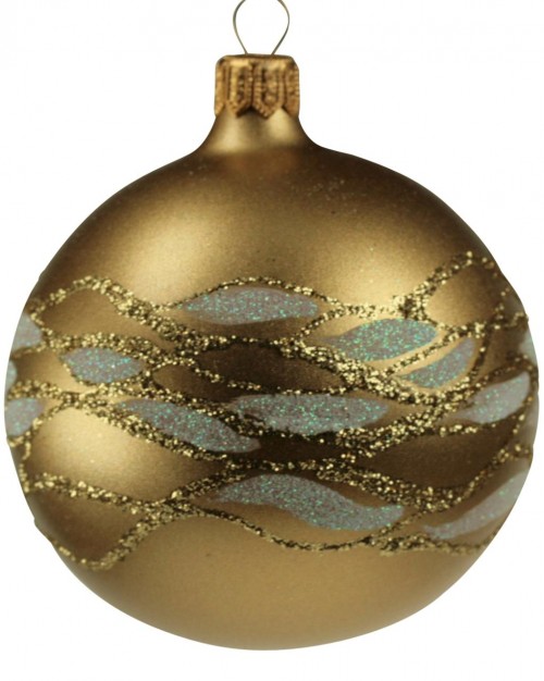 12-089 8cm Linien+Schnee gold