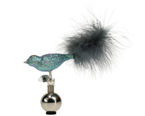 06-476-V bird goldglimmer lila