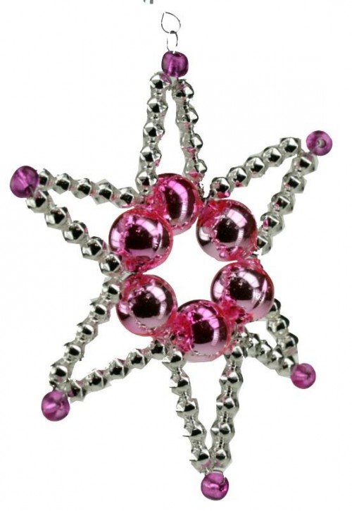 03-256 étoile mini-boule pink