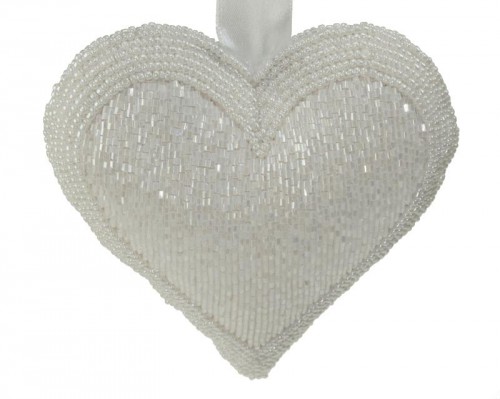 11-092-20 Heart 20cm white