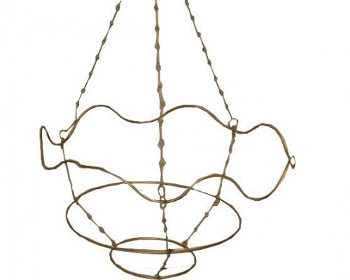 36-025 Decorativ wreath silver
