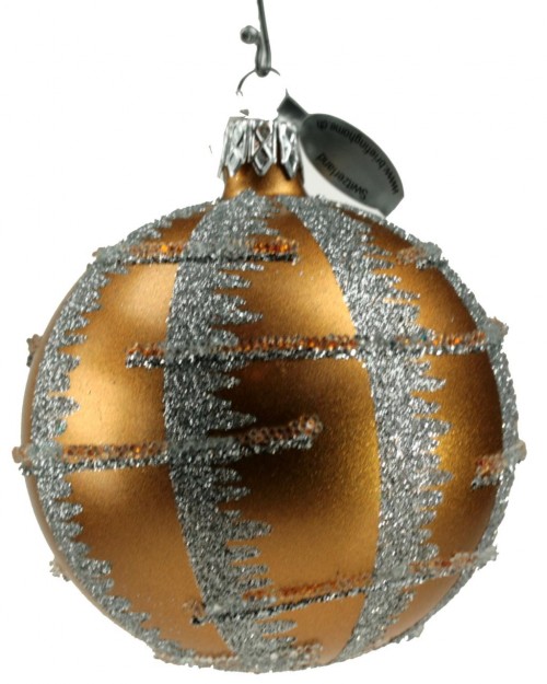 04-248 8cm glitter horizont. met gold