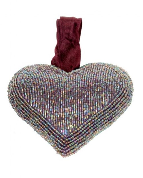 11-089-15 Heart 15cm violet met