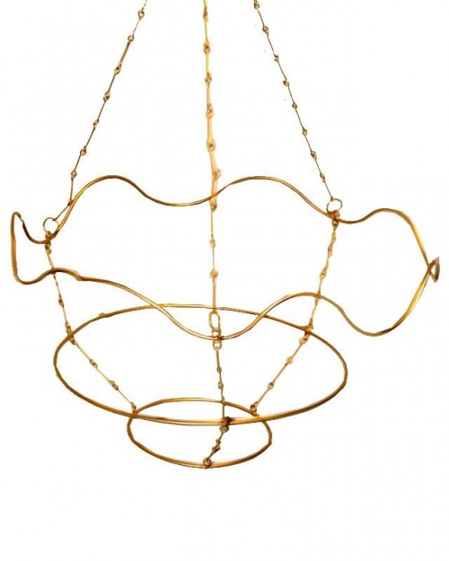 36-026 Decorativ wreath gold