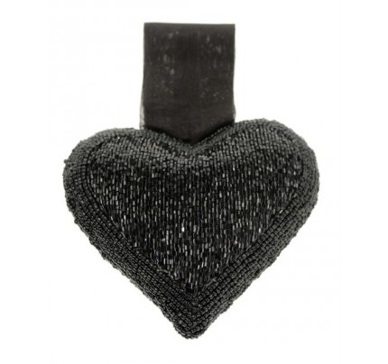 11-077-05 Heart 5cm black