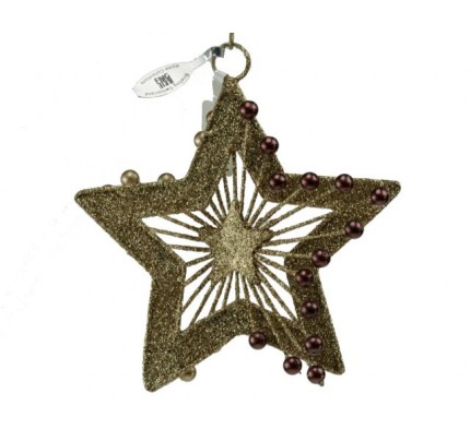 15-118 Star small pearlrays gold