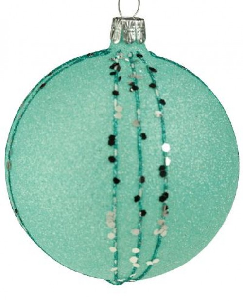 05-853 8cm strilles turquoises et argent turquoise transp