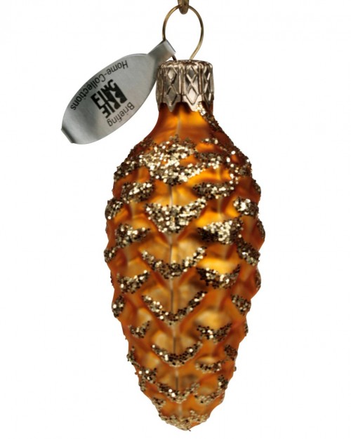 06-S125GO 5cm pomme de pin or