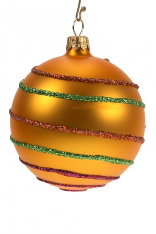 12-001 7cm cercles multicolores or